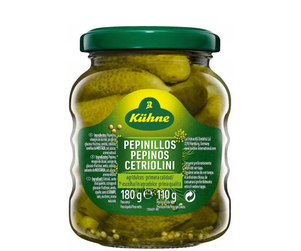 CETRIOLINI IN AGRODOLCE G.180