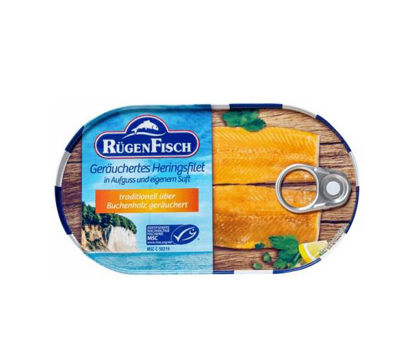 FILETTI ARINGHE AFFUMICATE OLIO G.100