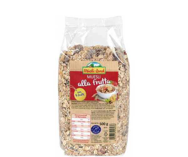 MUESLI FRUTTA G.500