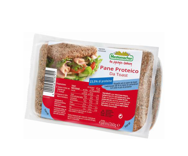 PANE PROTEICO DA TOAST G.260