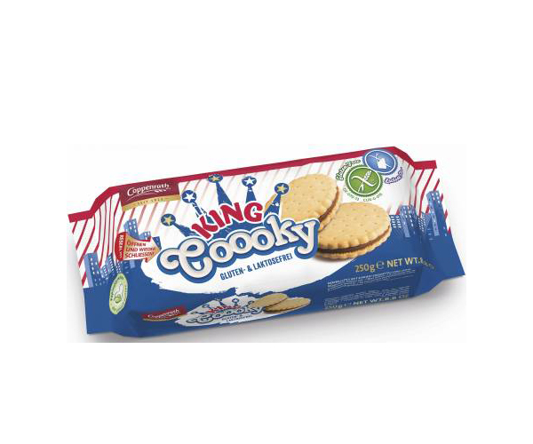 BISCOTTI KING COOOKY NO GLUTINE NO LATTOSIO G.250
